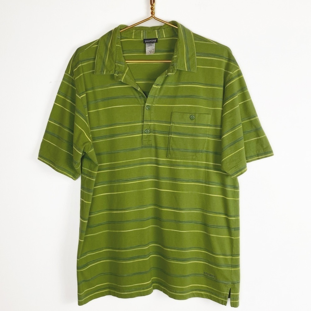 Patagonia Organic Cotton polo Shirt Mens size L